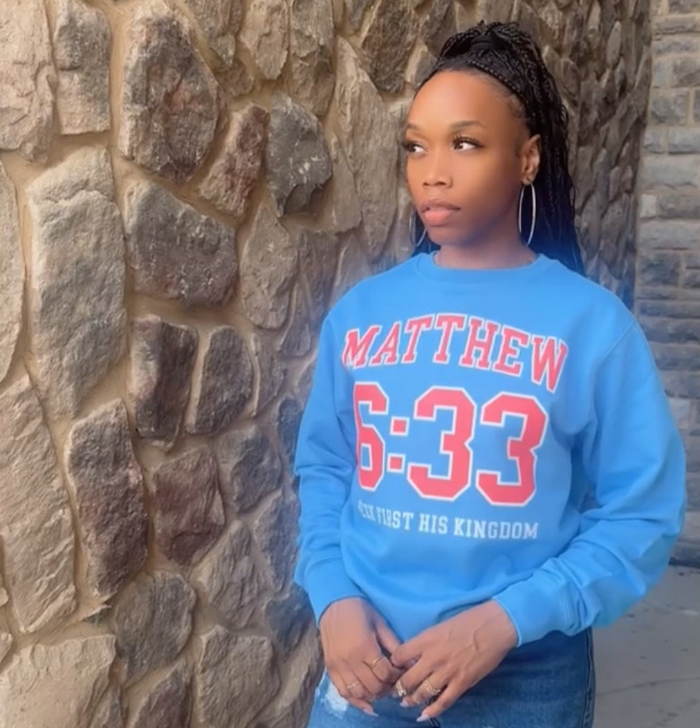 6:33 Collegiate Crewneck