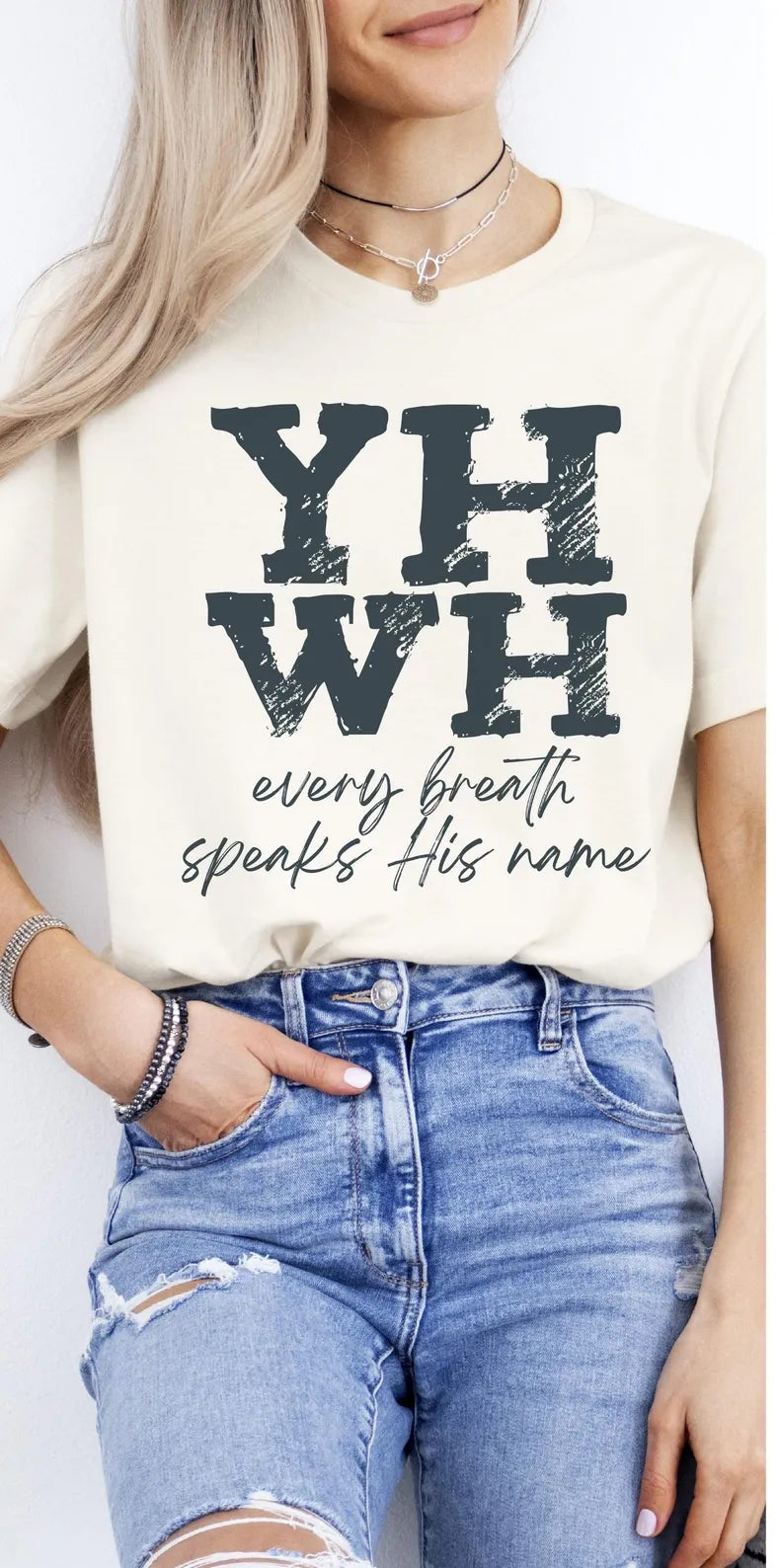 YHWH "Lettering" Tee