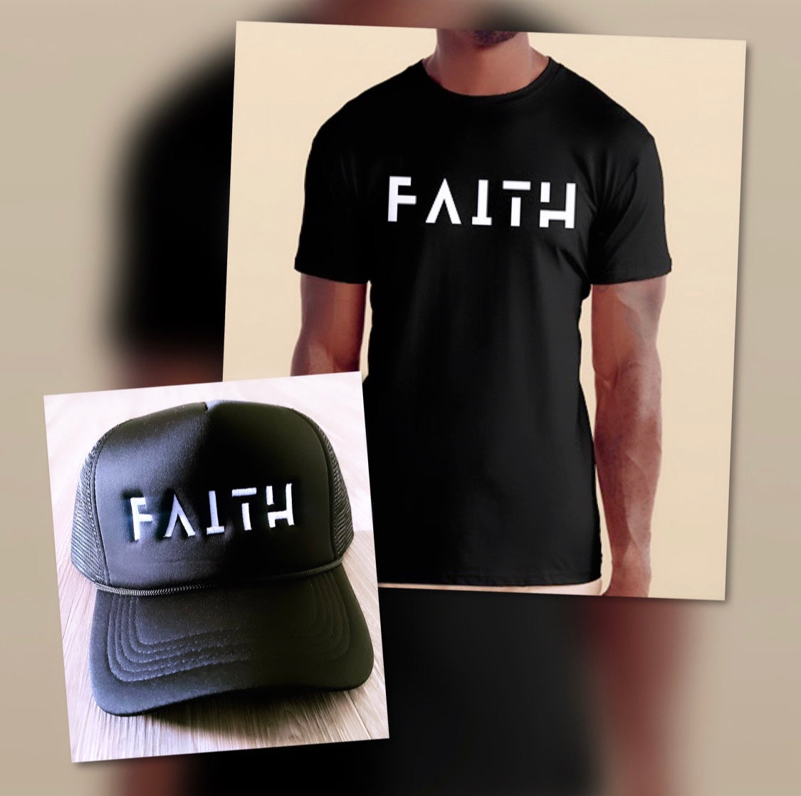 "FAITH" T-shirt and Hat Bundle