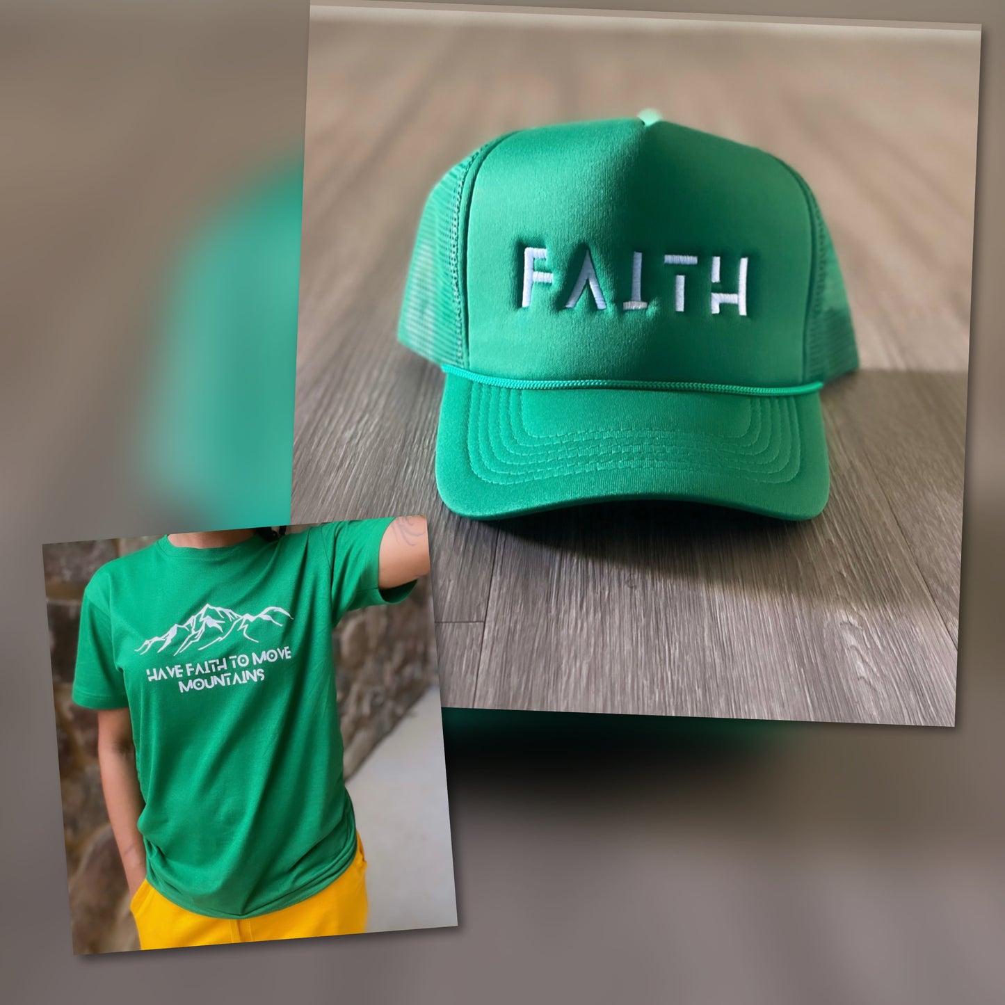 "Move Mountains" T-Shirt AND Hat Bundle