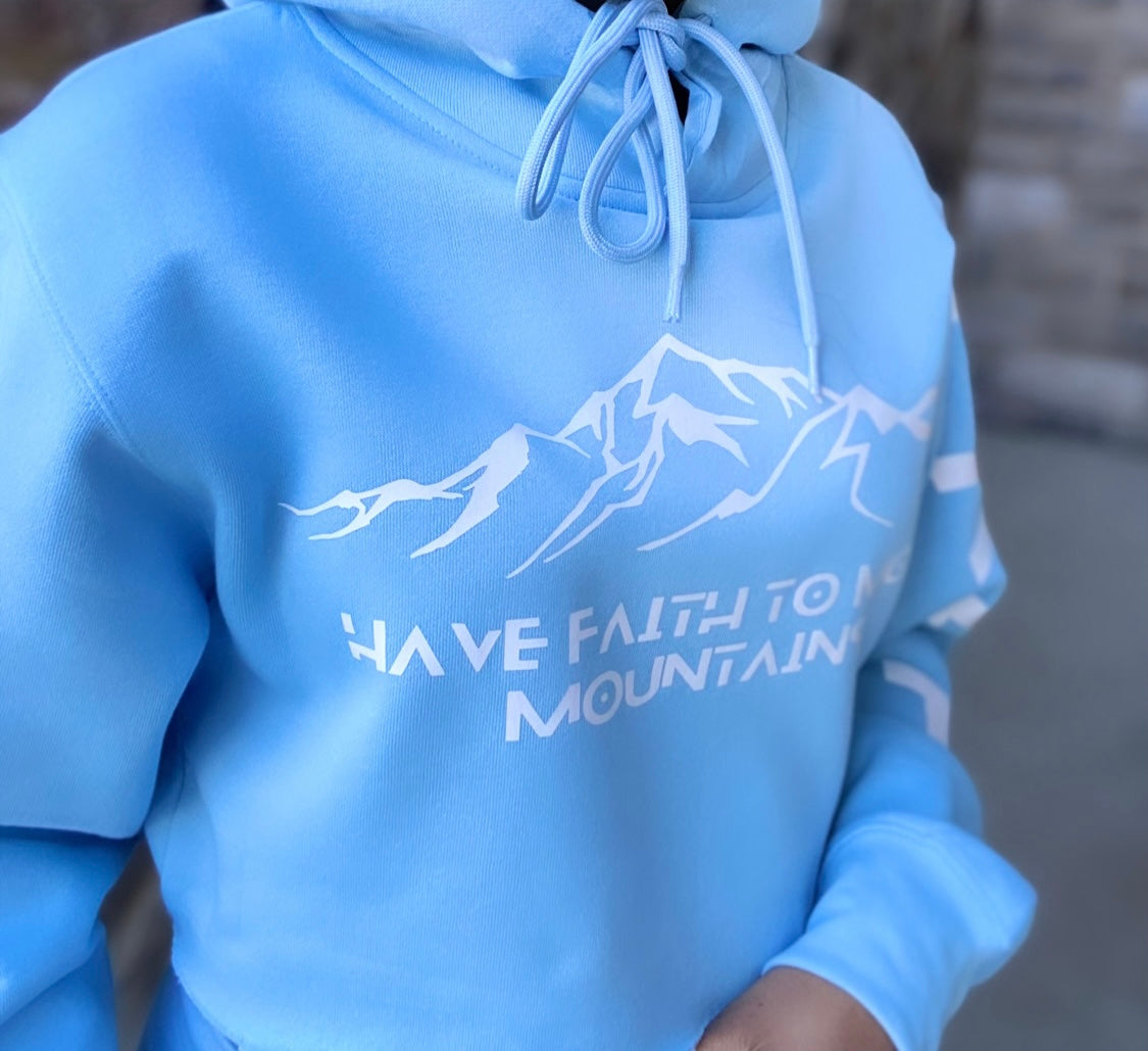 “Move Mountains” Crop Hoodie